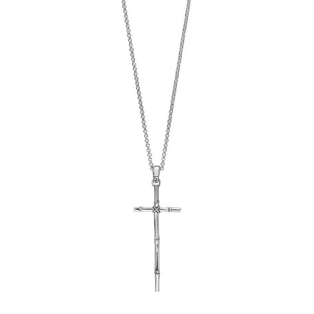 John Hardy Bamboo Cross necklace